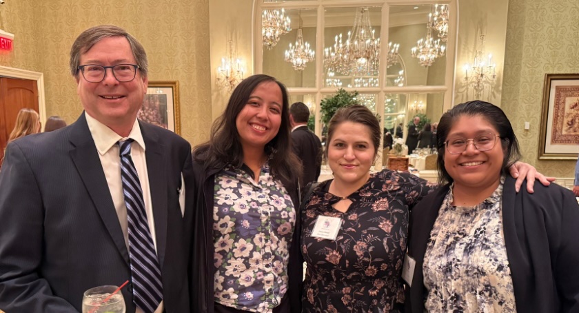 From left, Sun Chemical’s David Biro, Janelle Zulueta, Anna Mead and Doreen Cabrera.